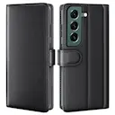 Ægte Læderetui Samsung Galaxy S23 Sort