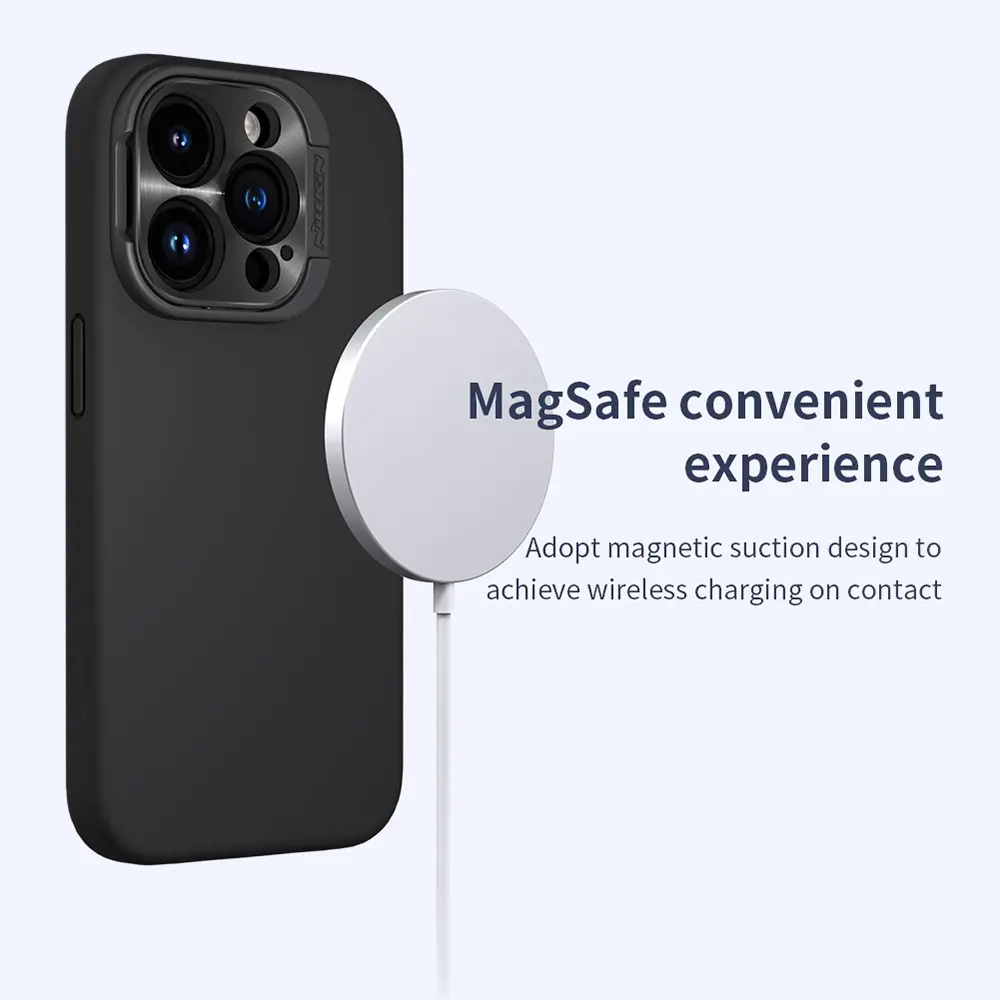 Soft LensWing MagSafe Skal iPhone 15 Pro svart