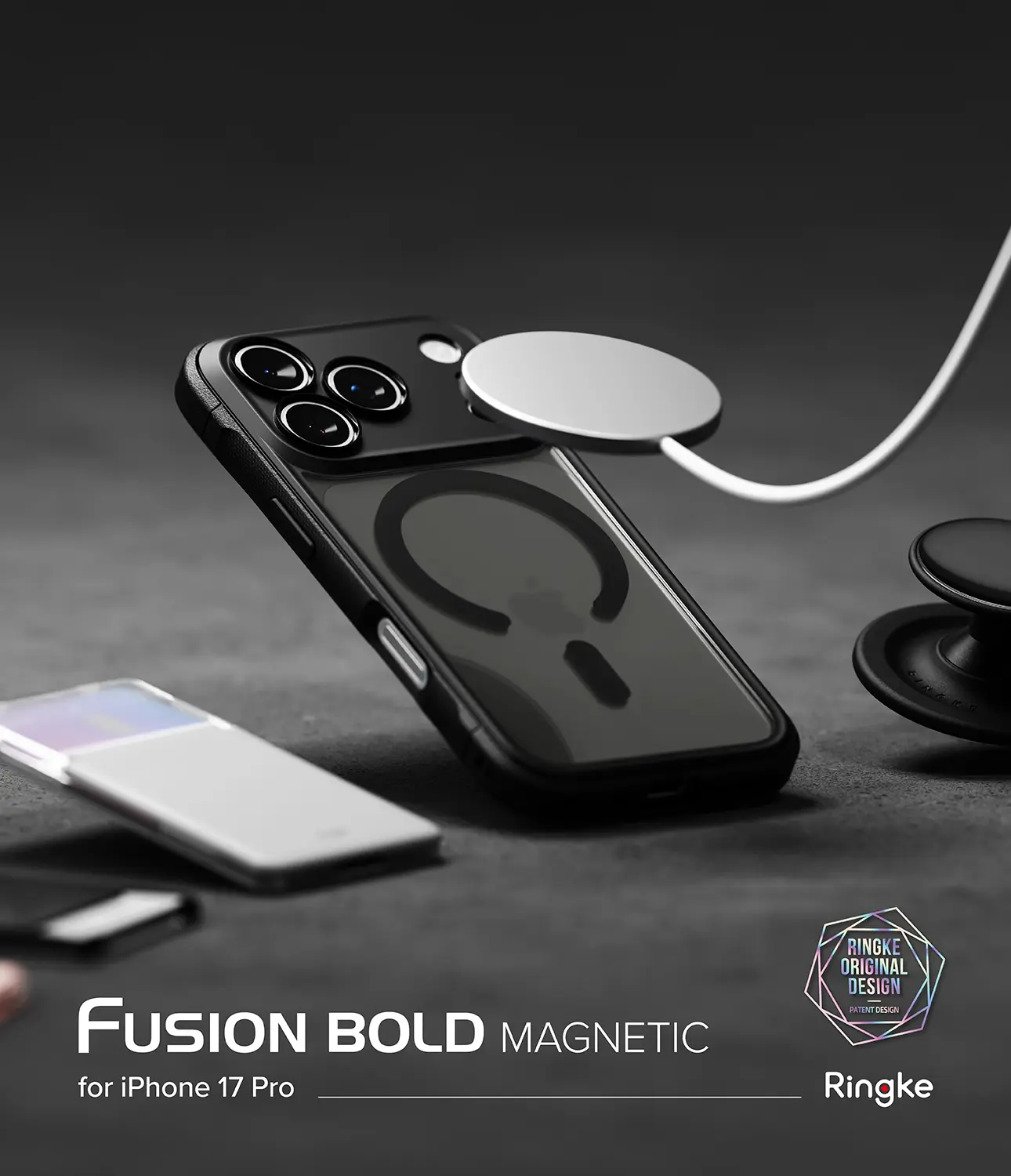 Fusion Bold Magnetic MagSafe Case iPhone 17 Pro Max Matte Black