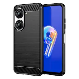 Asus ZenFone 9 TPU-skal Brushed, Svart