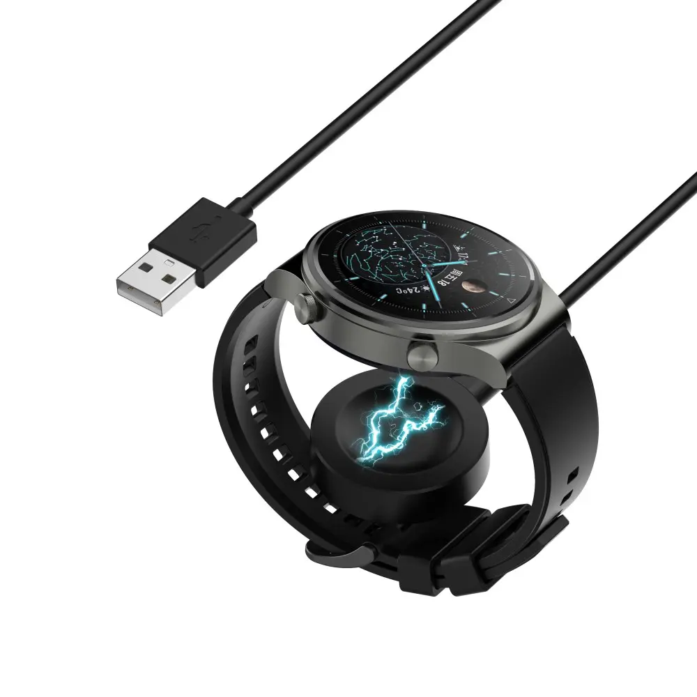 Magnetisk laddare 1m Huawei Watch GT 5 46mm Svart