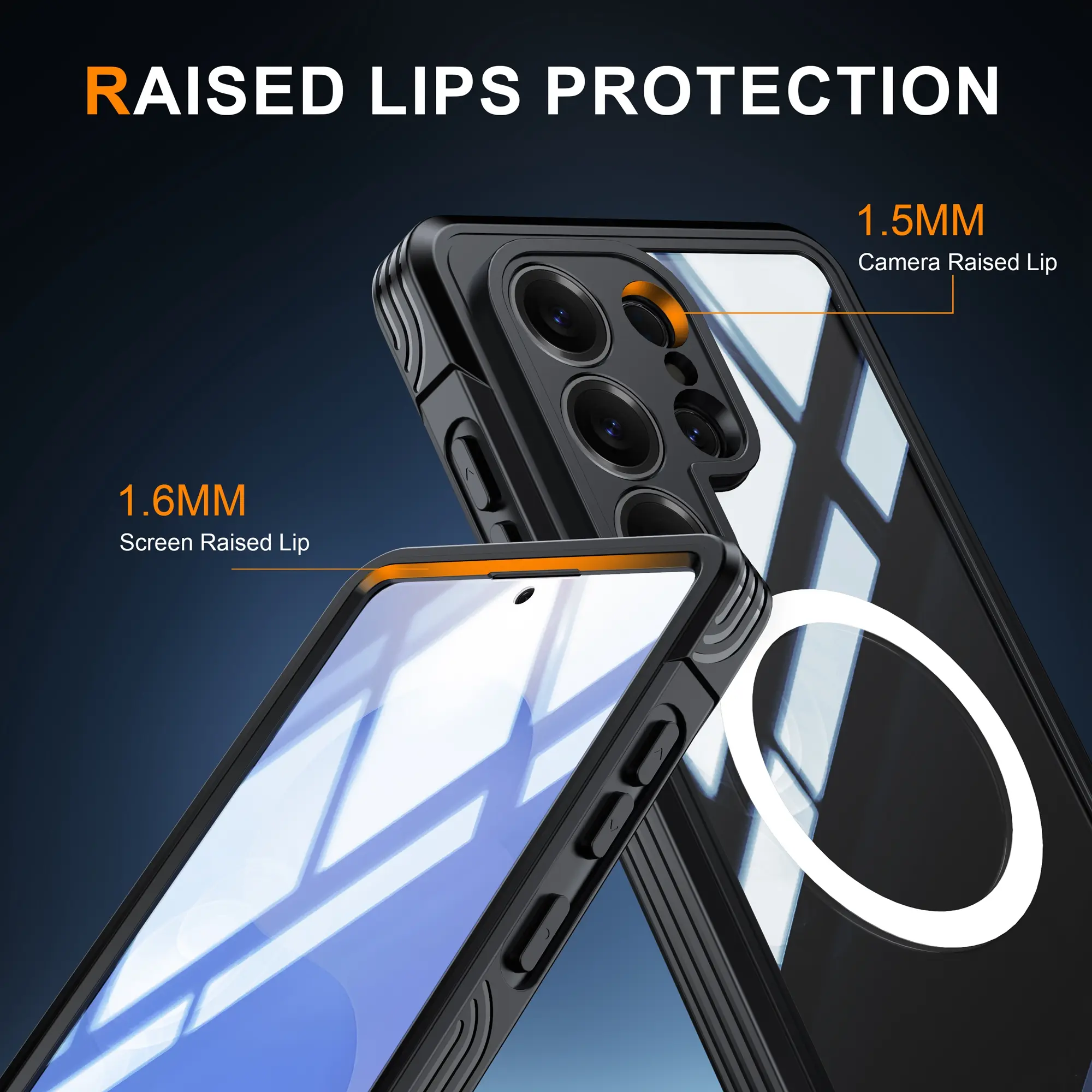 Premium Full Protection Case Samsung Galaxy S26 Ultra Svart