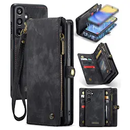 Multi-slot Mobiltaske Samsung Galaxy A15 Grå