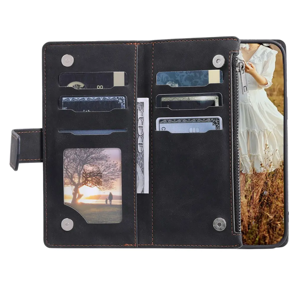 Plånboksväska Samsung Galaxy A54 Quilted Svart