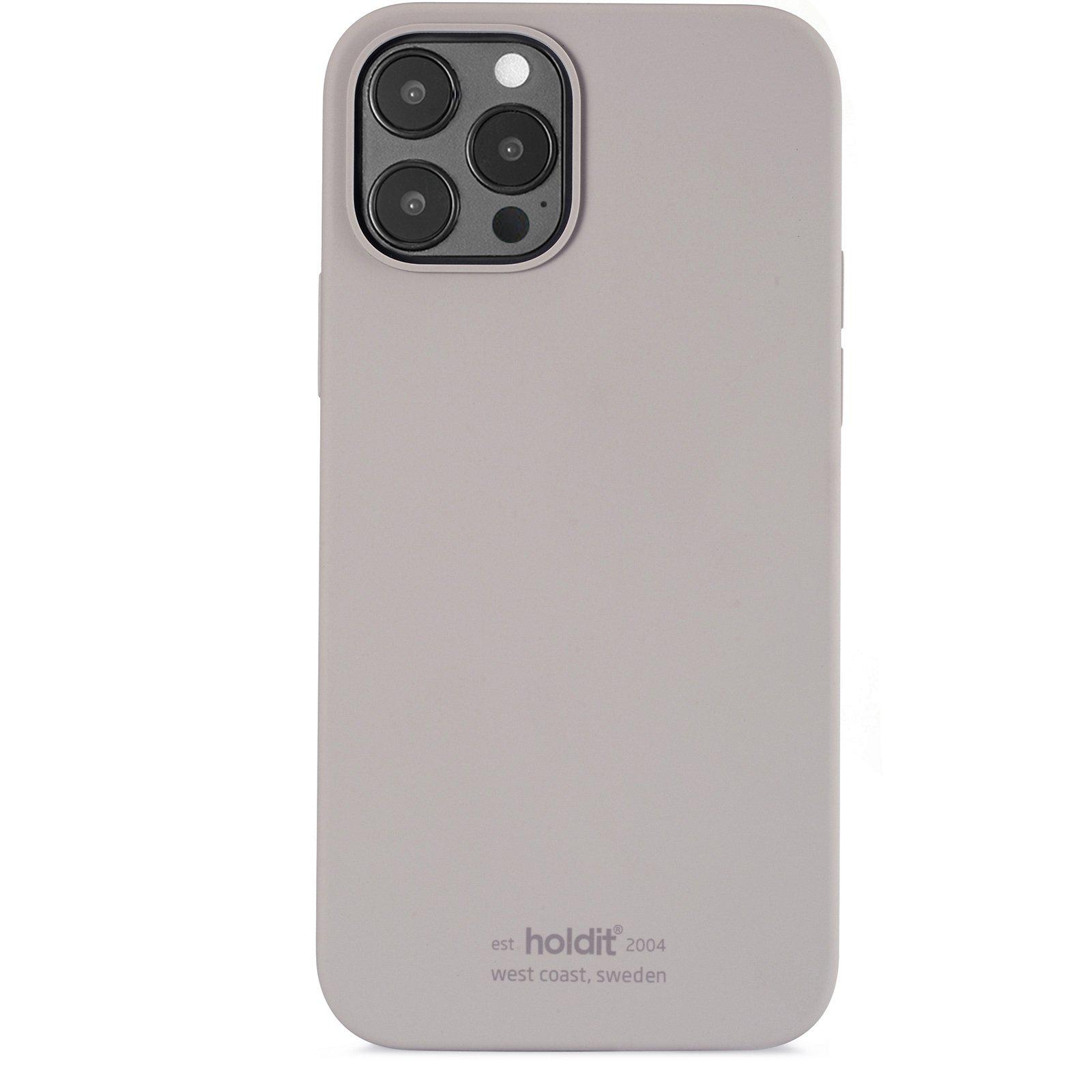 Holdit Deksel Silikon iPhone 12/iPhone 12 Pro Taupe