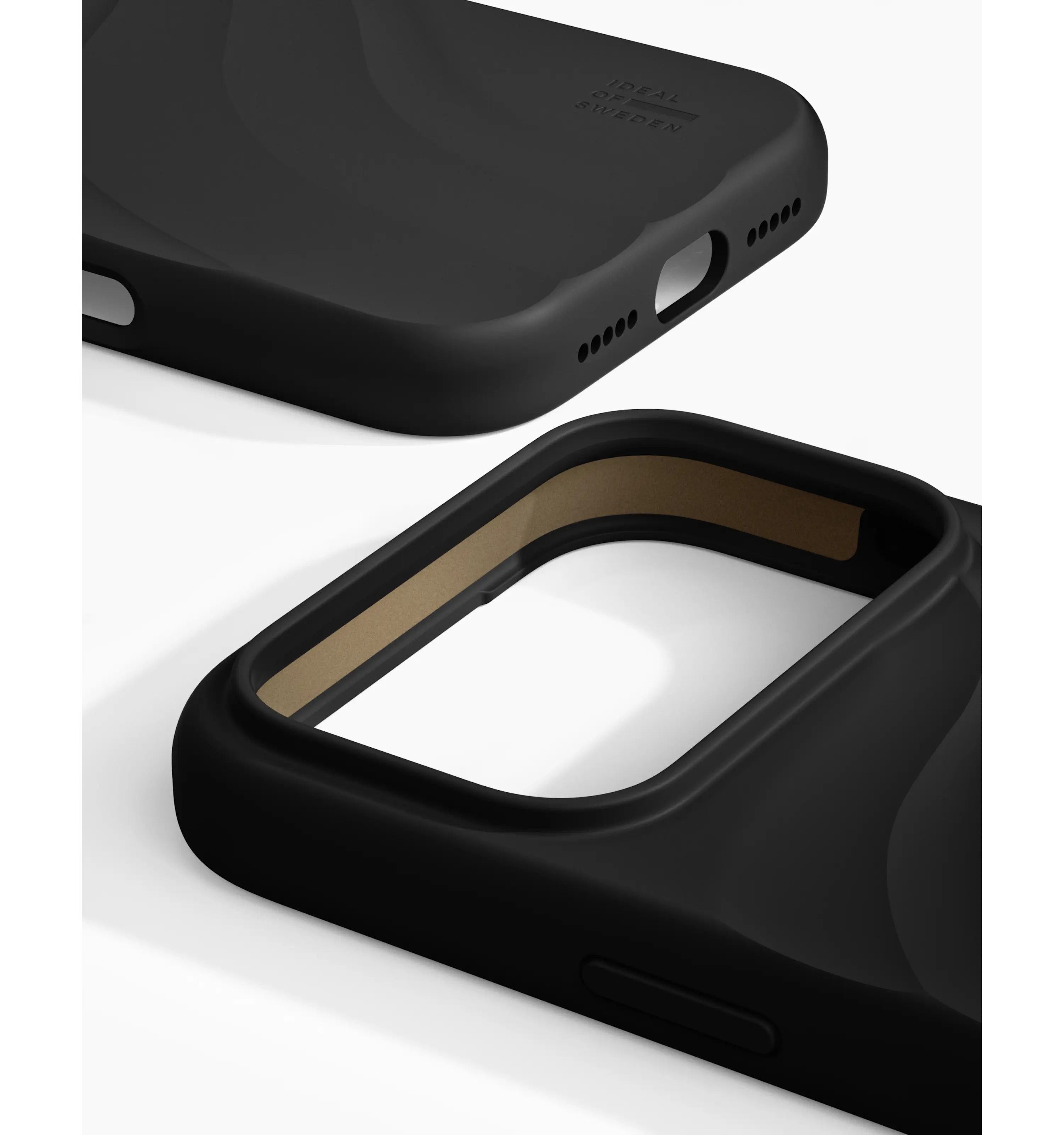 MagSafe Soft Swirl Silicone Case iPhone 18 Pro Velvet Black