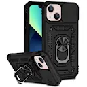 Hybridcover Ring + Kamerabeskyttelse iPhone 13 Sort