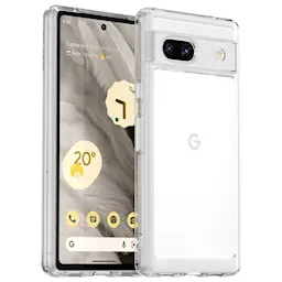 Google Pixel 7a Crystal Hybrid-skal, Genomskinlig
