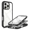 Full Protection Case iPhone 16 Pro Sort/gennemsigtig