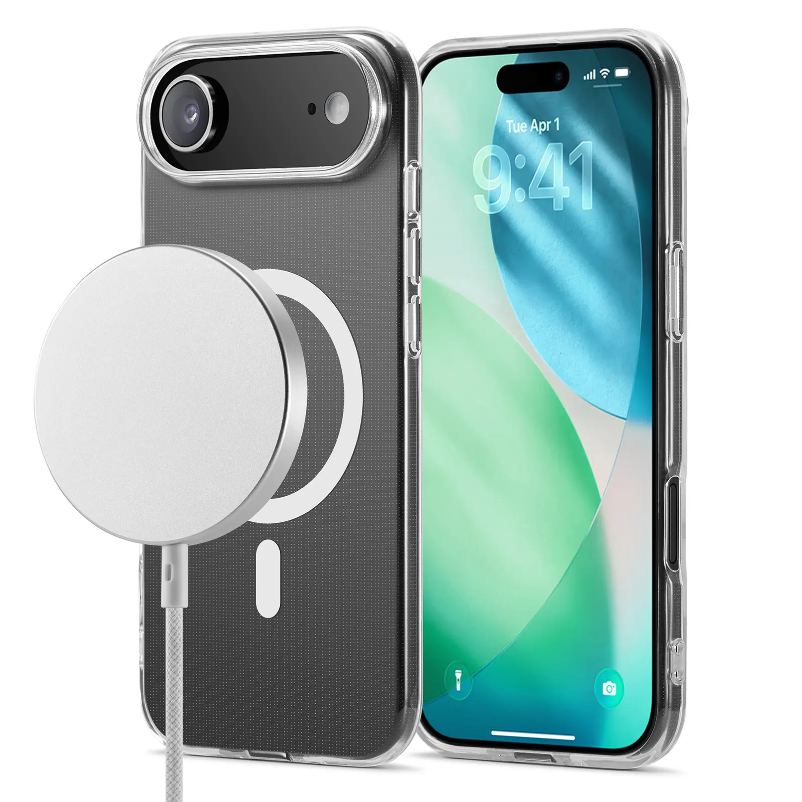 TPU Skal MagSafe iPhone Air Genomskinlig