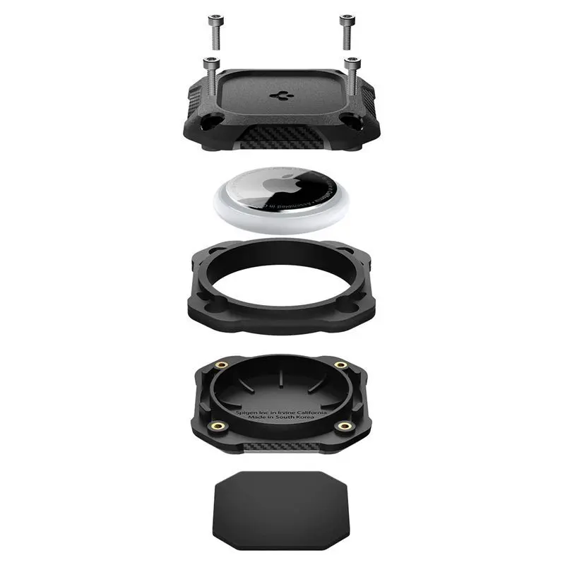 AirTag Case Tough Armor IP 4-pack Svart