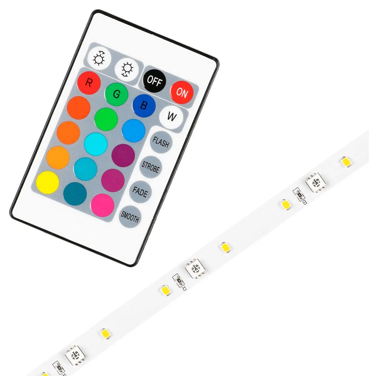 Jatkettava RGBW LED-nauha kaukosäätimellä 6m