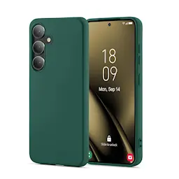 Samsung Galaxy S25 Plus Mobilcover i TPU, Mørkegrøn