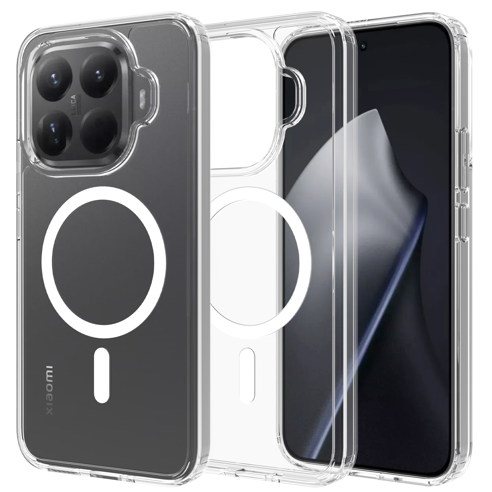 Mobique Xiaomi 15T Pro MagSafe Hybrid-deksel, Gjennomsiktig