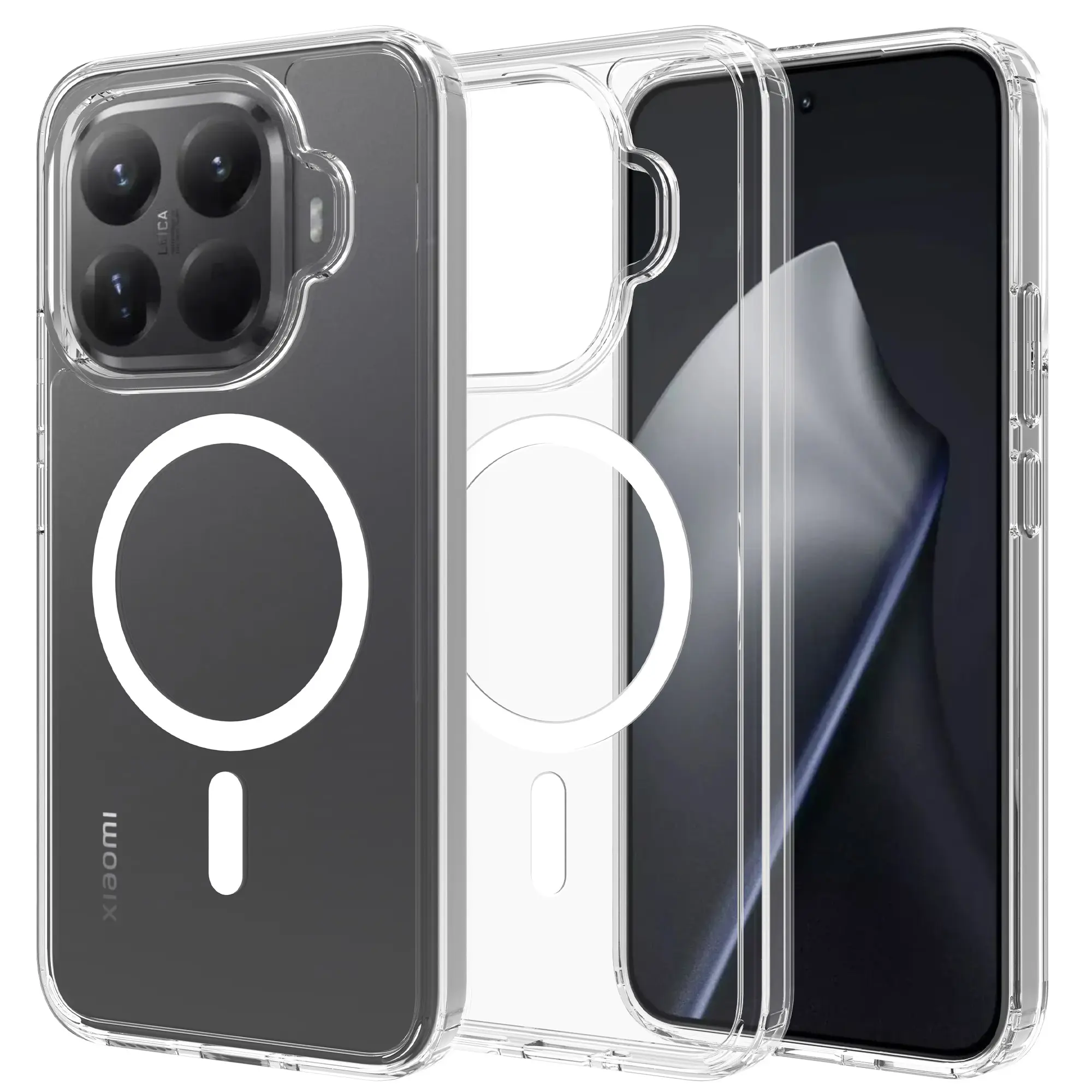 Hybridcover MagSafe Xiaomi 15T Pro Gennemsigtig