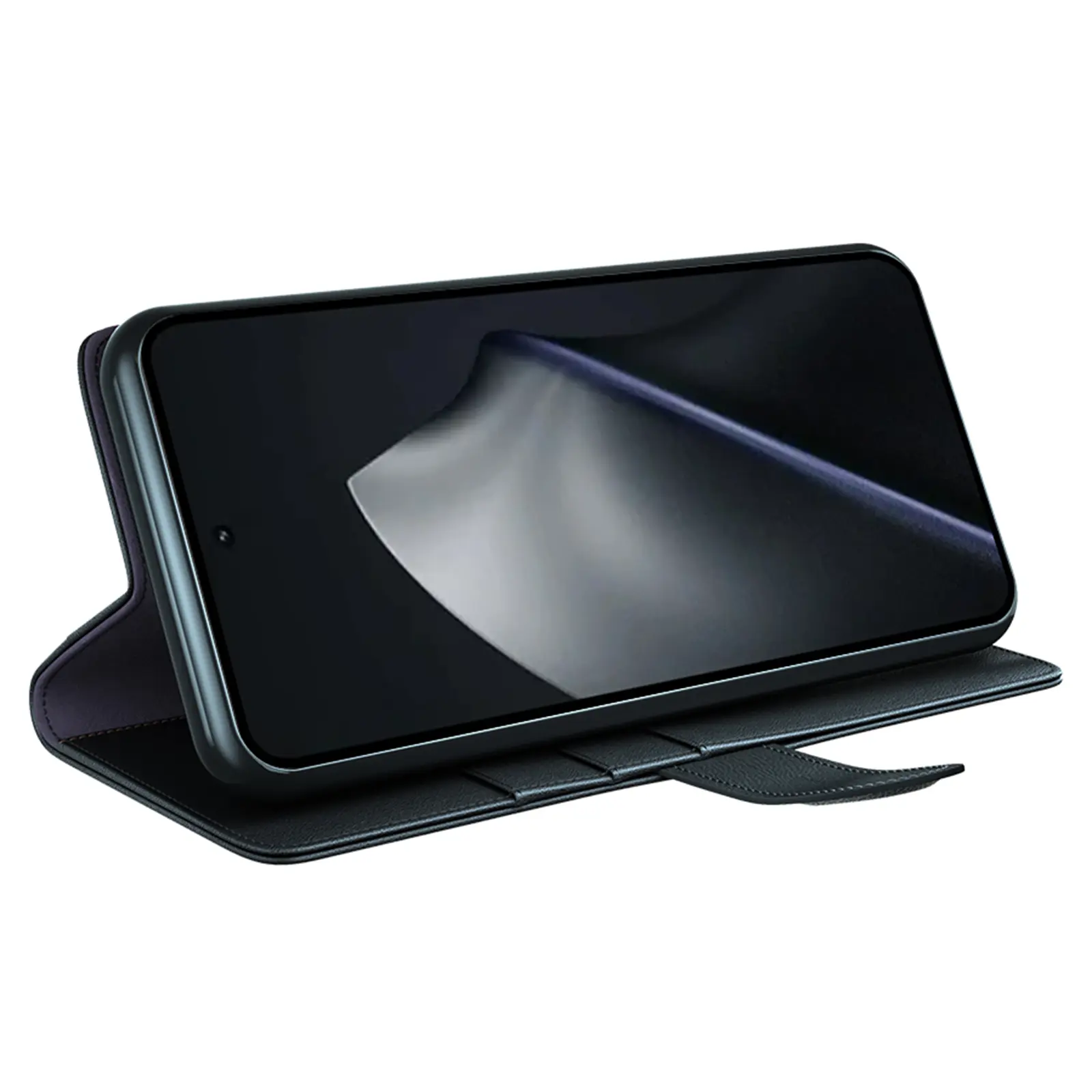 Äkta Läderfodral Xiaomi 17T Svart