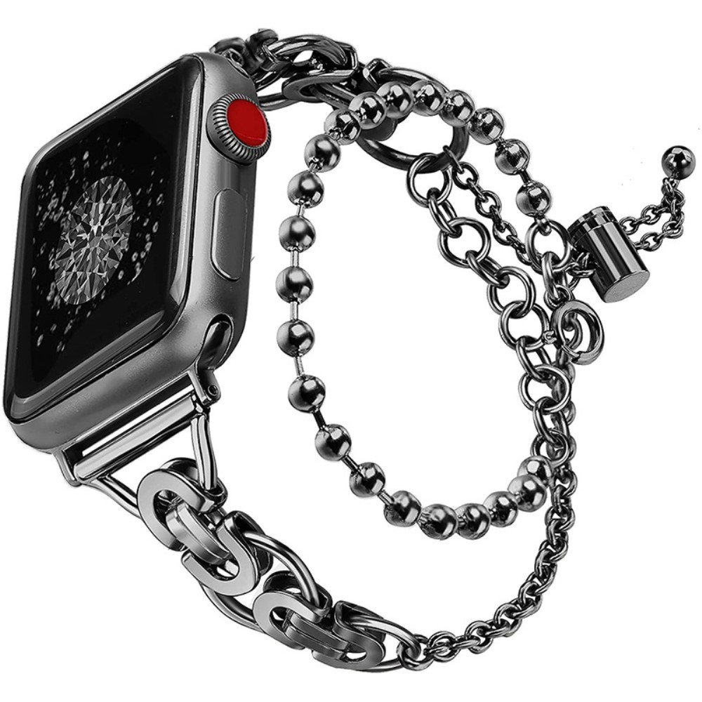 Apple Watch SE 40mm Metal Reim med perler svart
