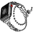 Apple Watch 38mm Metal armbånd med perler sort