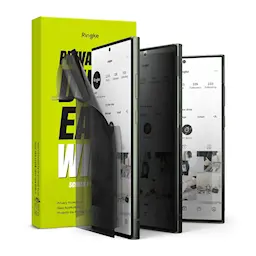 Samsung Galaxy S23 Ultra Anti-spy skærmbeskytter beskyttelsesfilm - Dual Easy Wing