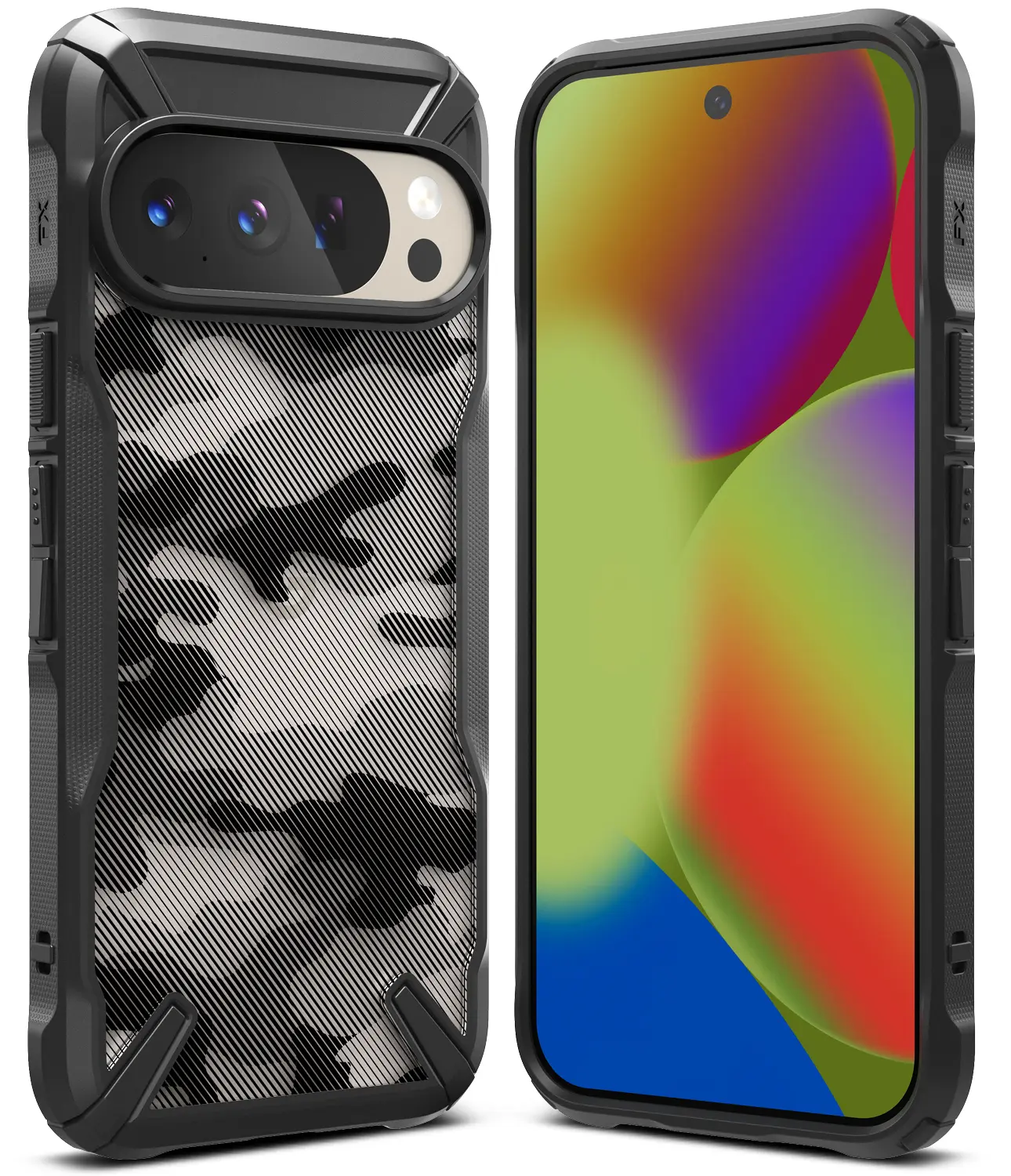 Fusion X Case Google Pixel 10 Pro Camo Black