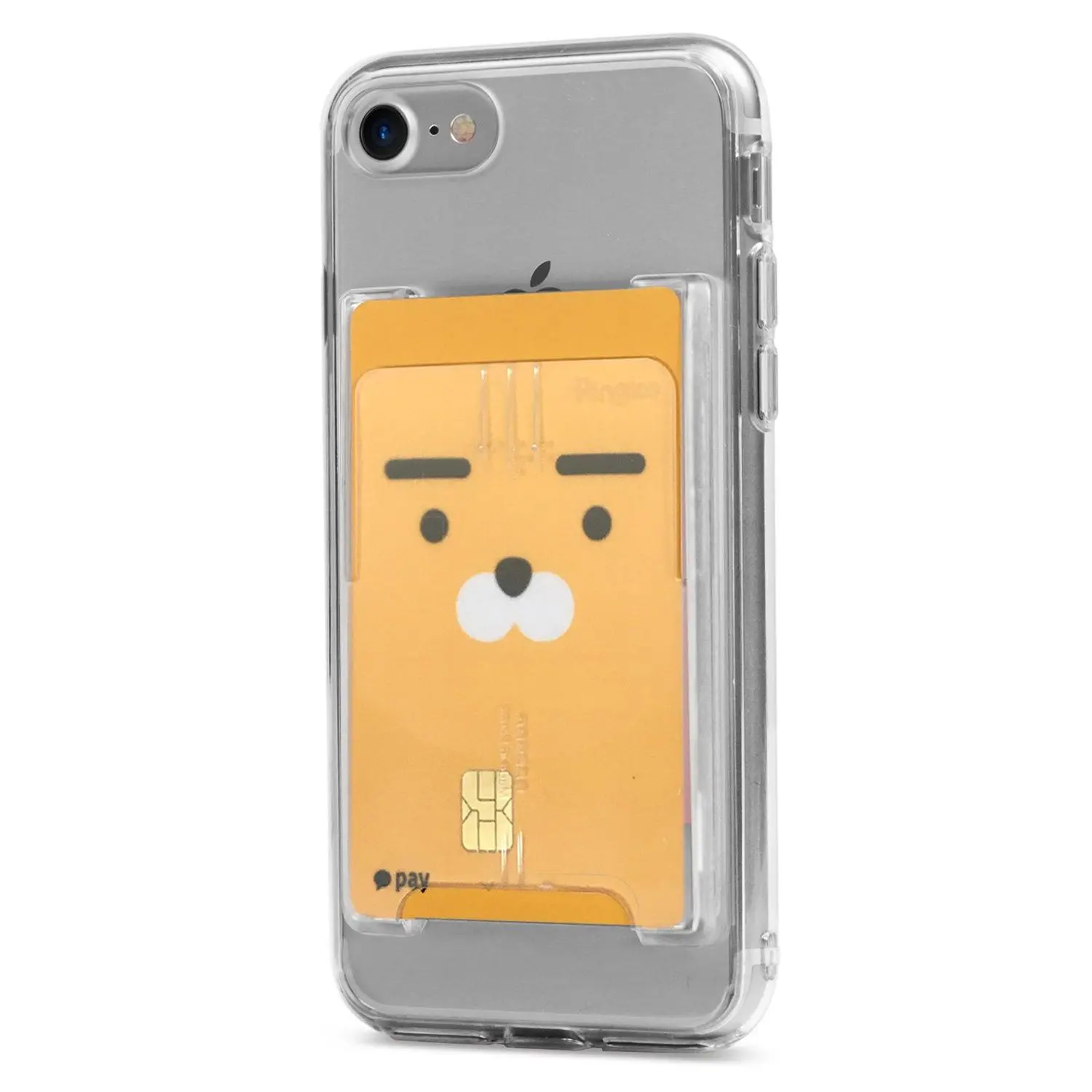 Slot Card Holder Clear Mist