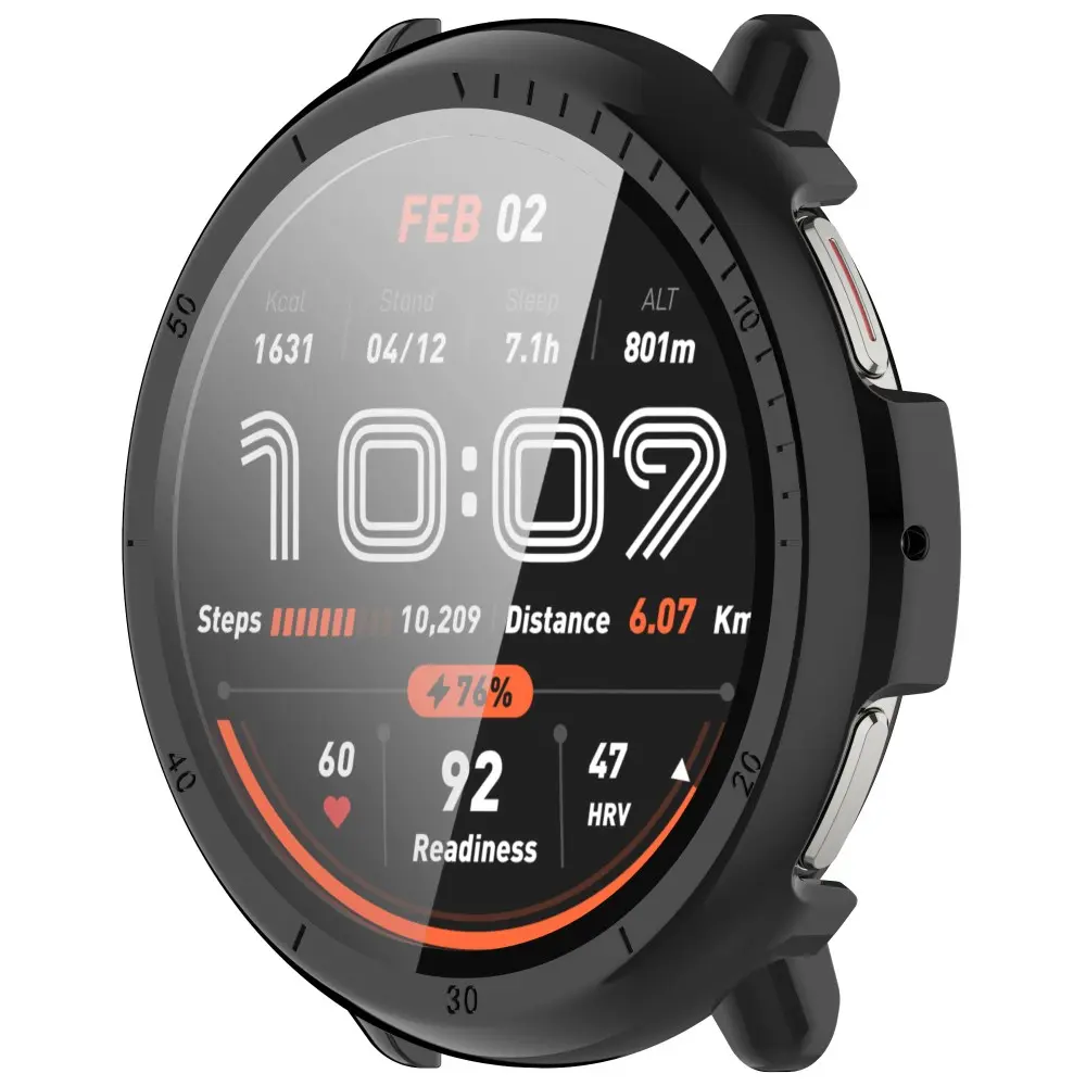 Full Cover Case Amazfit Active 2 Svart
