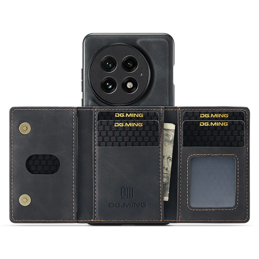 Magnetic Card Slot Case  OnePlus 13 Svart