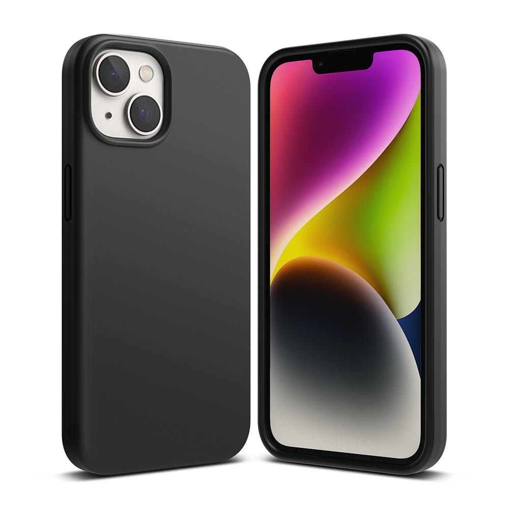 Ringke Silicone Case iPhone 14 Plus Black - Mobildeksel