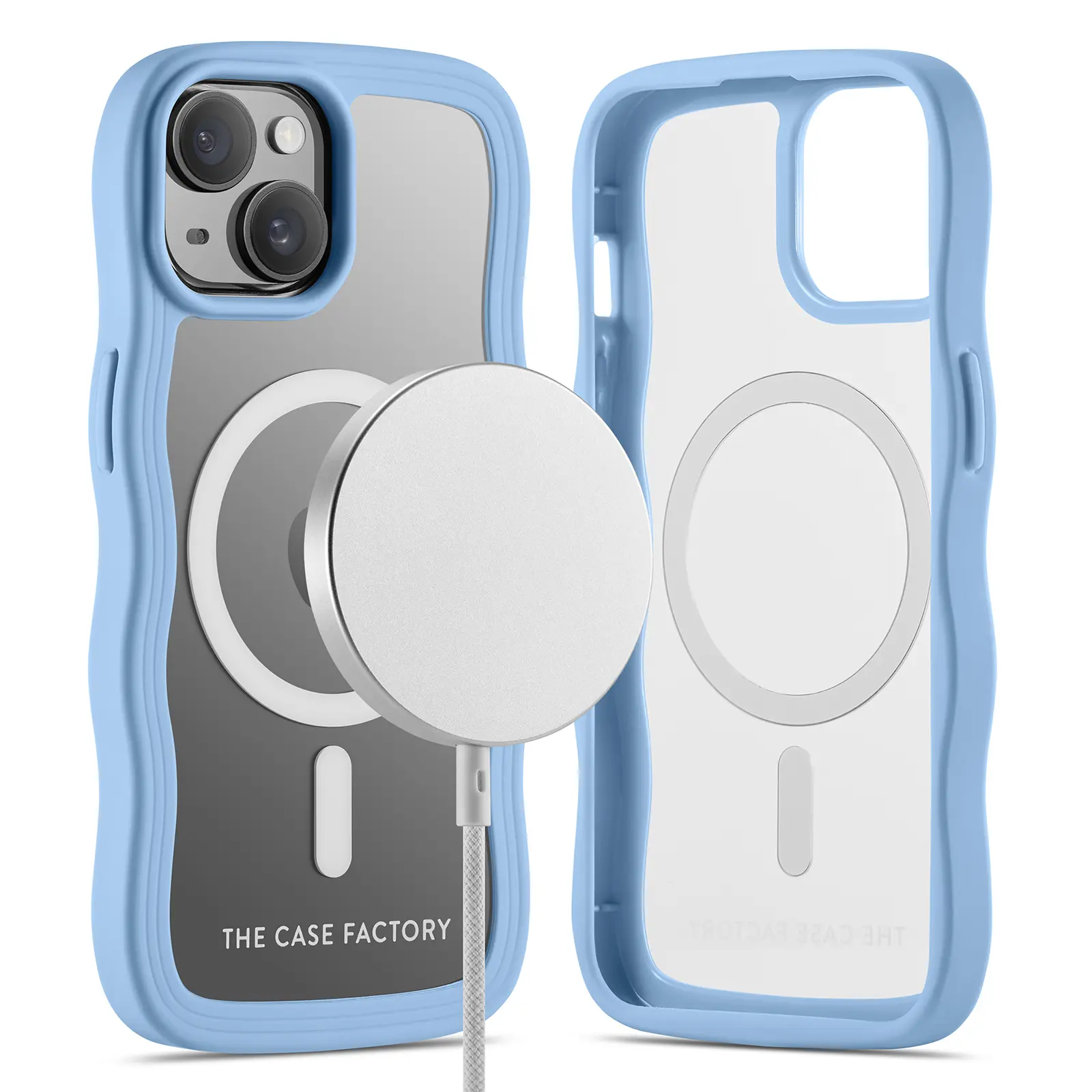 The Wave Mag Case iPhone 13 Blå