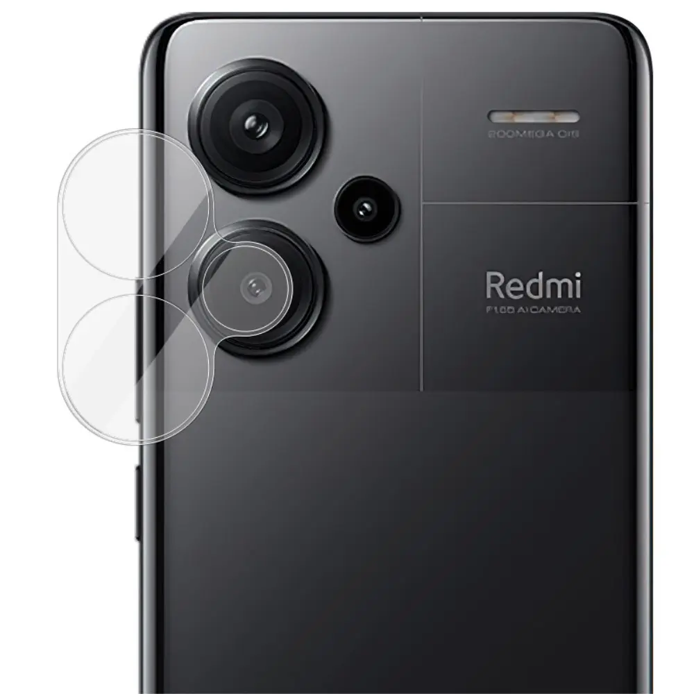 Härdat Glas 0.2mm Linsskydd Xiaomi Redmi Note 13 Pro Plus Genomskinlig
