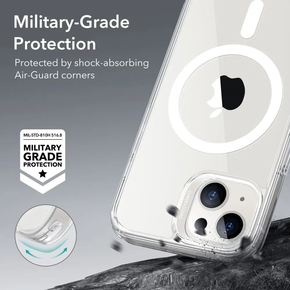 Classic Hybrid MagSafe iPhone 13 Genomskinlig