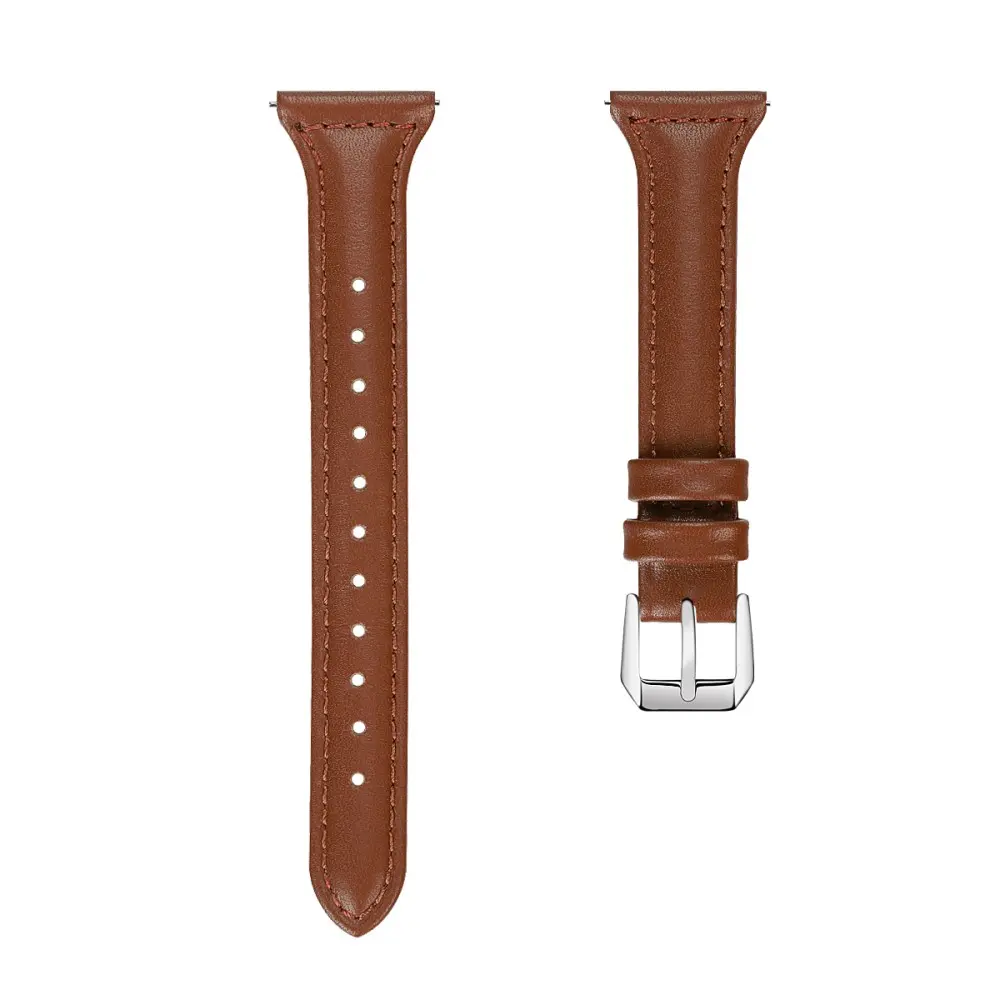 Slim Läderarmband Garmin Forerunner 170 Brun