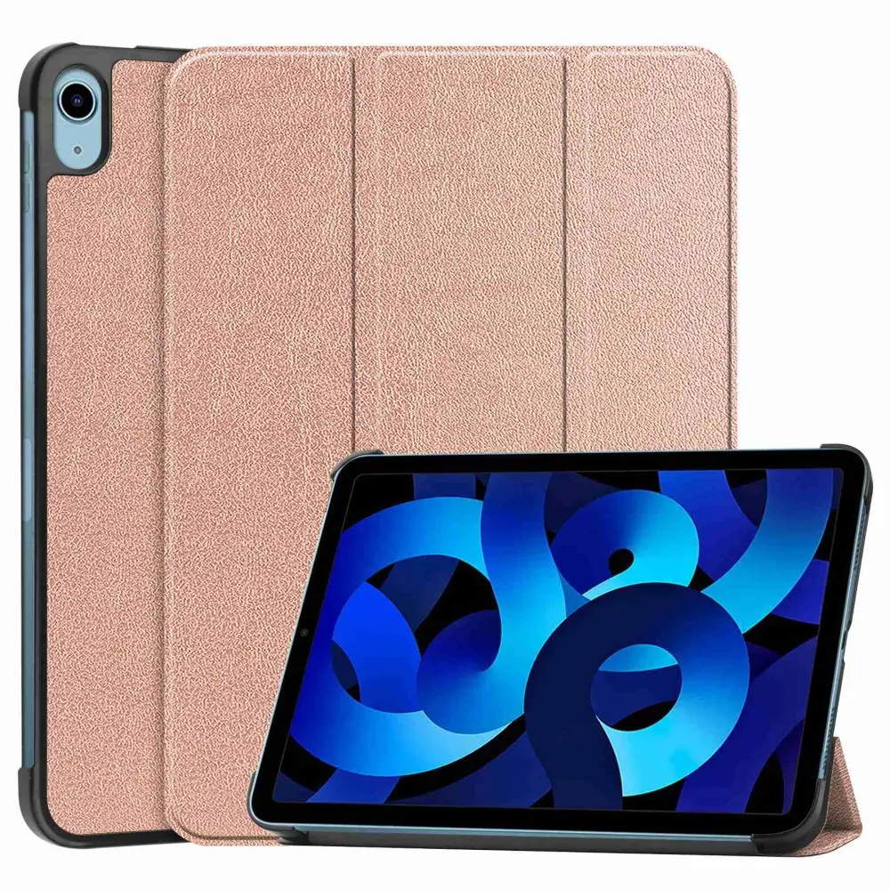 Apple iPad 10.9 10th Gen (2022) Tri-Fold etui, Rose guld