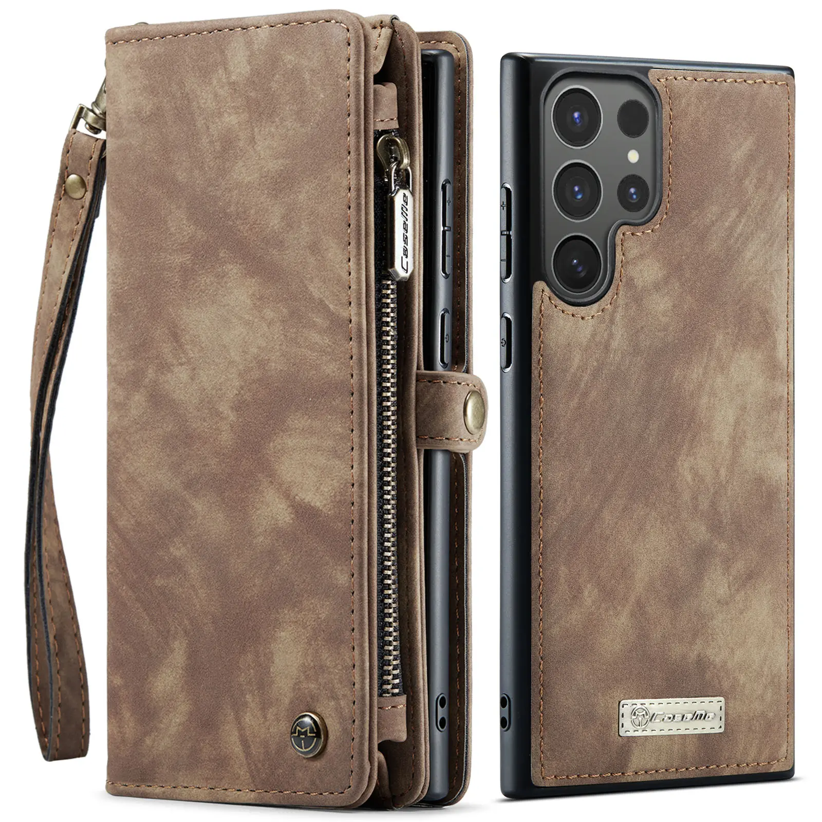 Multi-slot Plånboksfodral Samsung Galaxy S26 Ultra Brun