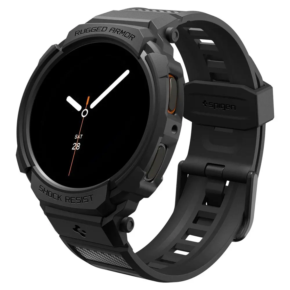 Samsung Galaxy Watch 8 44mm Case Rugged Armor Pro Black