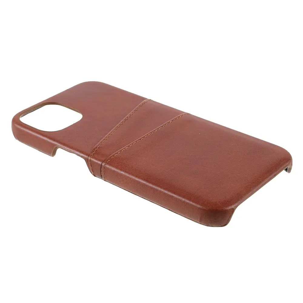 Card Slots Case iPhone 13 Mini Brun