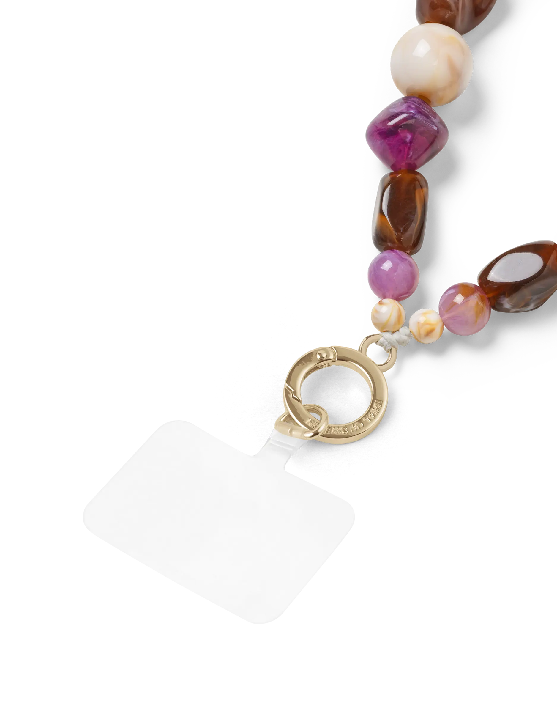 Phone Wristlet Strap Boho Desert Plum
