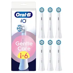 iO Gentle Care harjaspäät 6-pakkaus, Valkoinen