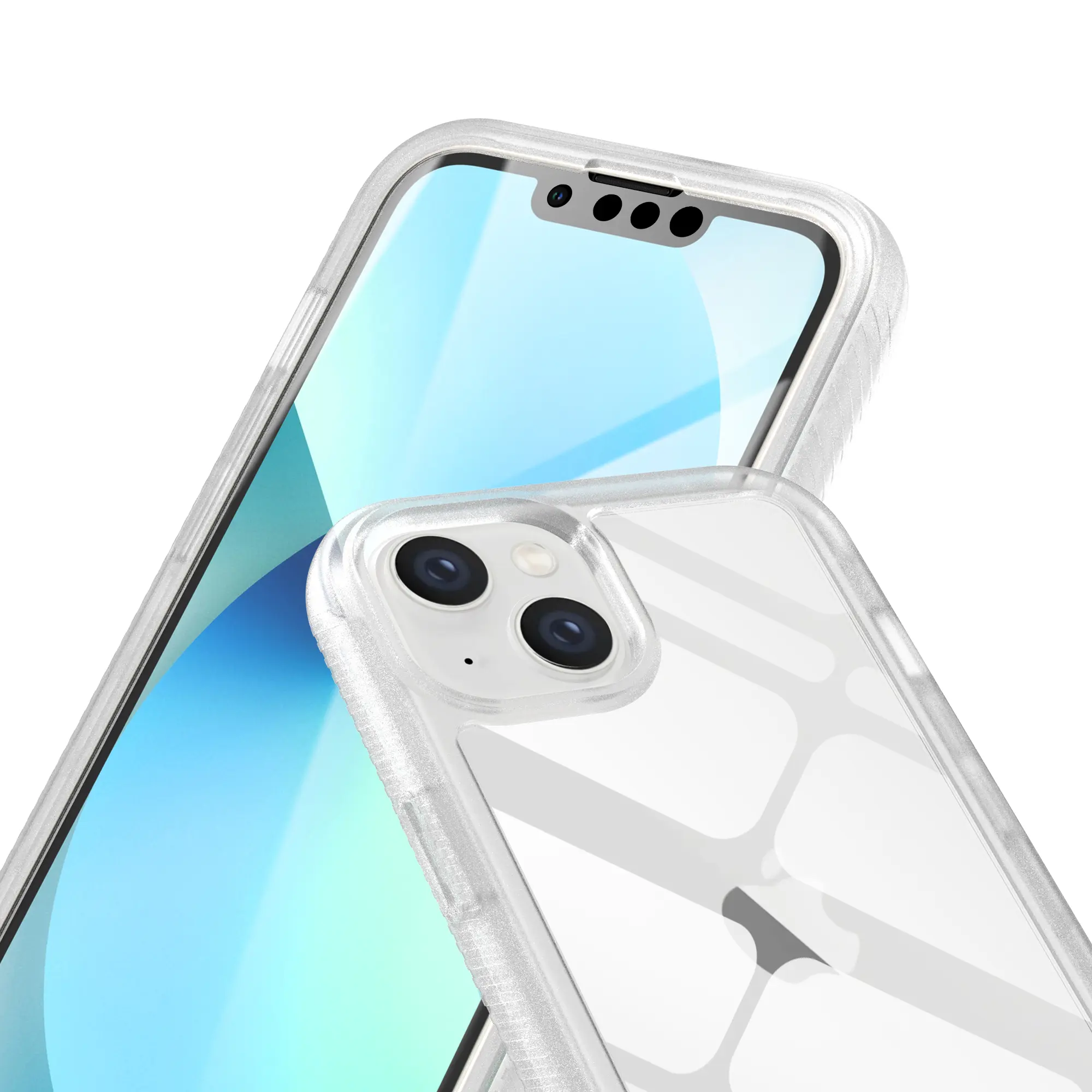 Full Protection Case iPhone 14 Genomskinlig