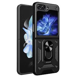 Hybridskal Tech Ring Samsung Galaxy Z Flip 6 svart