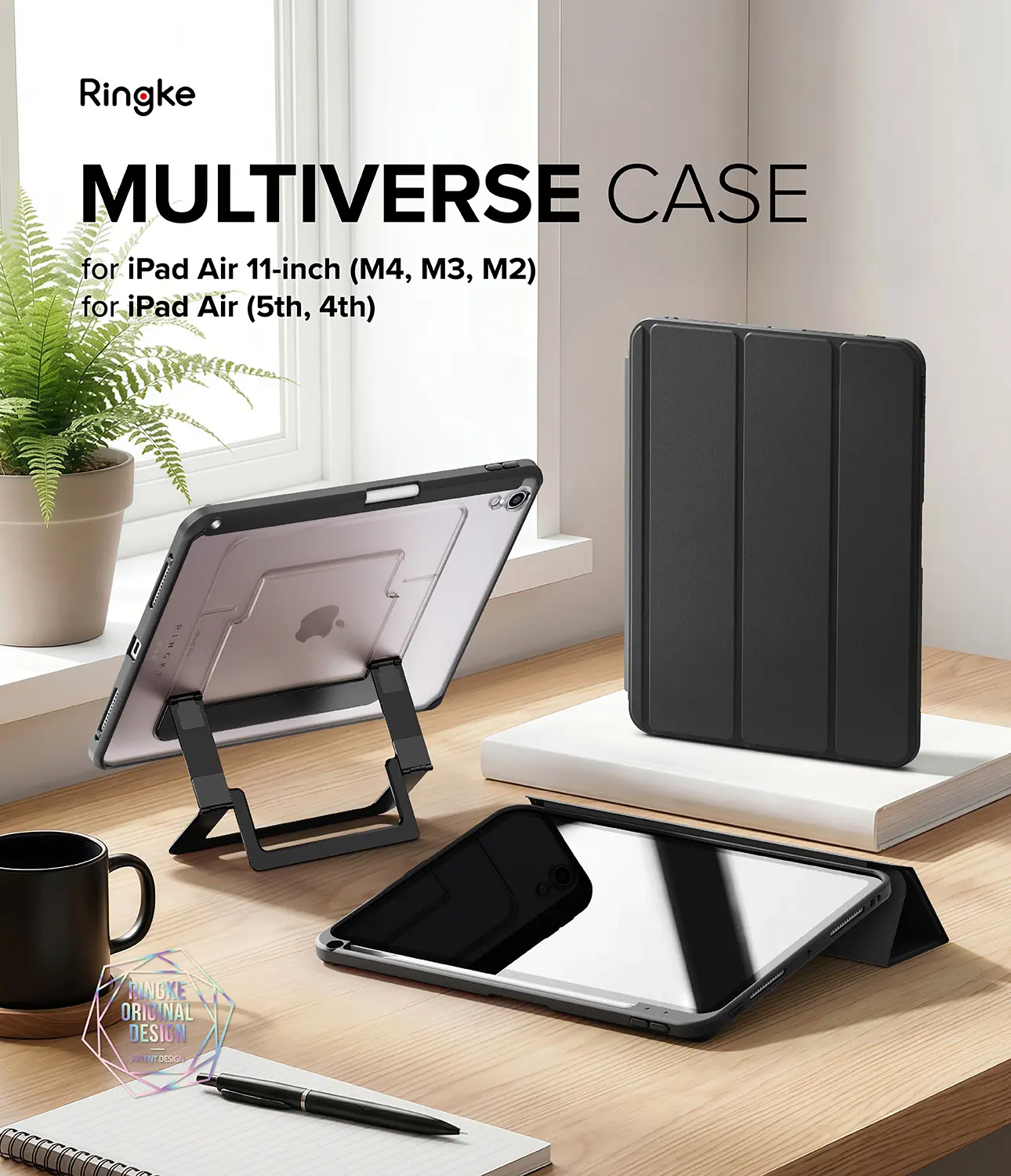 Multiverse Case Apple iPad Air 10.9 5th Gen (2022) Black