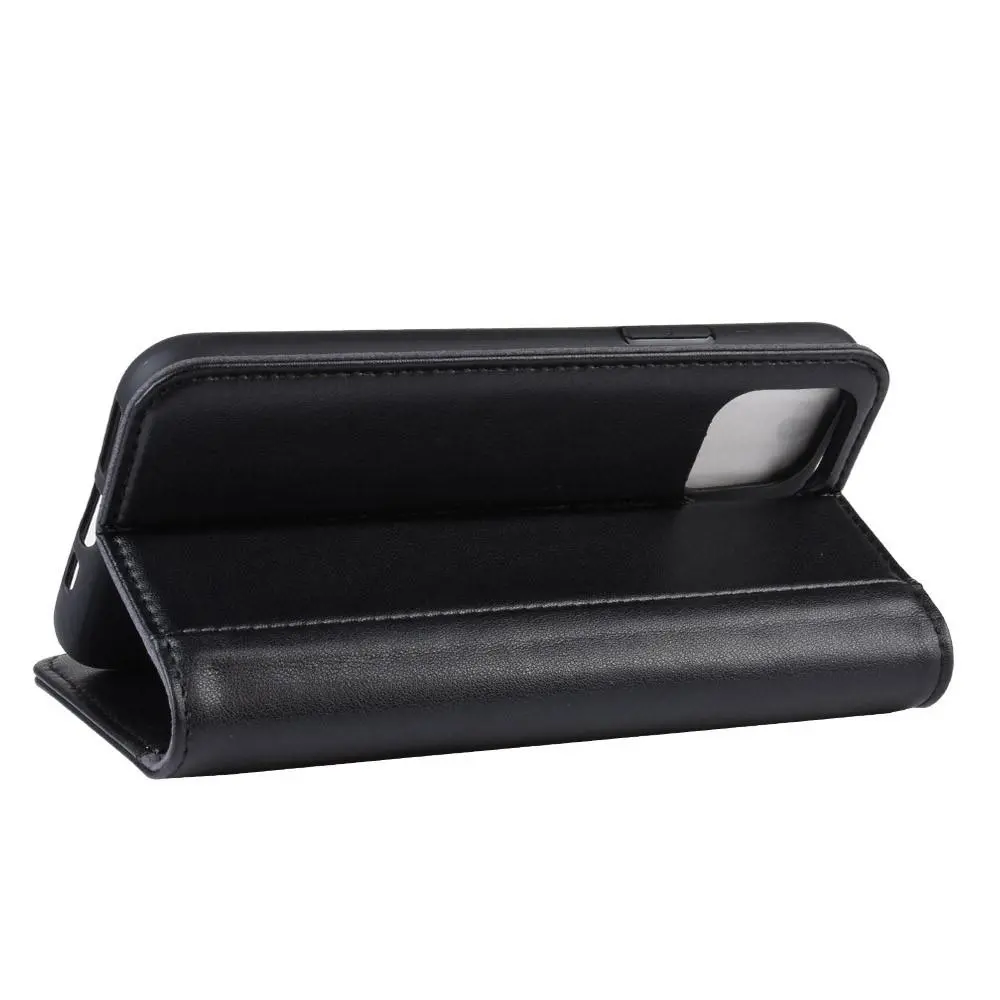 Äkta Läderfodral iPhone 11 Pro Max Svart