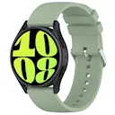 Universal 20mm Armband i silikon, ljusgrön