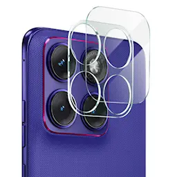 Motorola Edge 70 Fusion Kameraskydd i glas, Genomskinlig