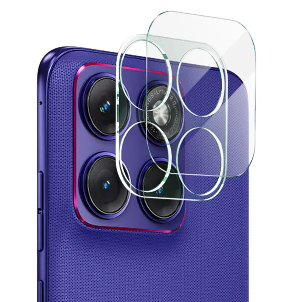 Motorola Edge 70 Fusion Kameraskydd i glas, Genomskinlig