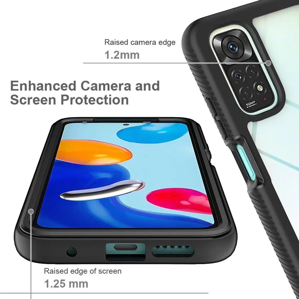 Full Protection Case Xiaomi Redmi Note 11 Svart