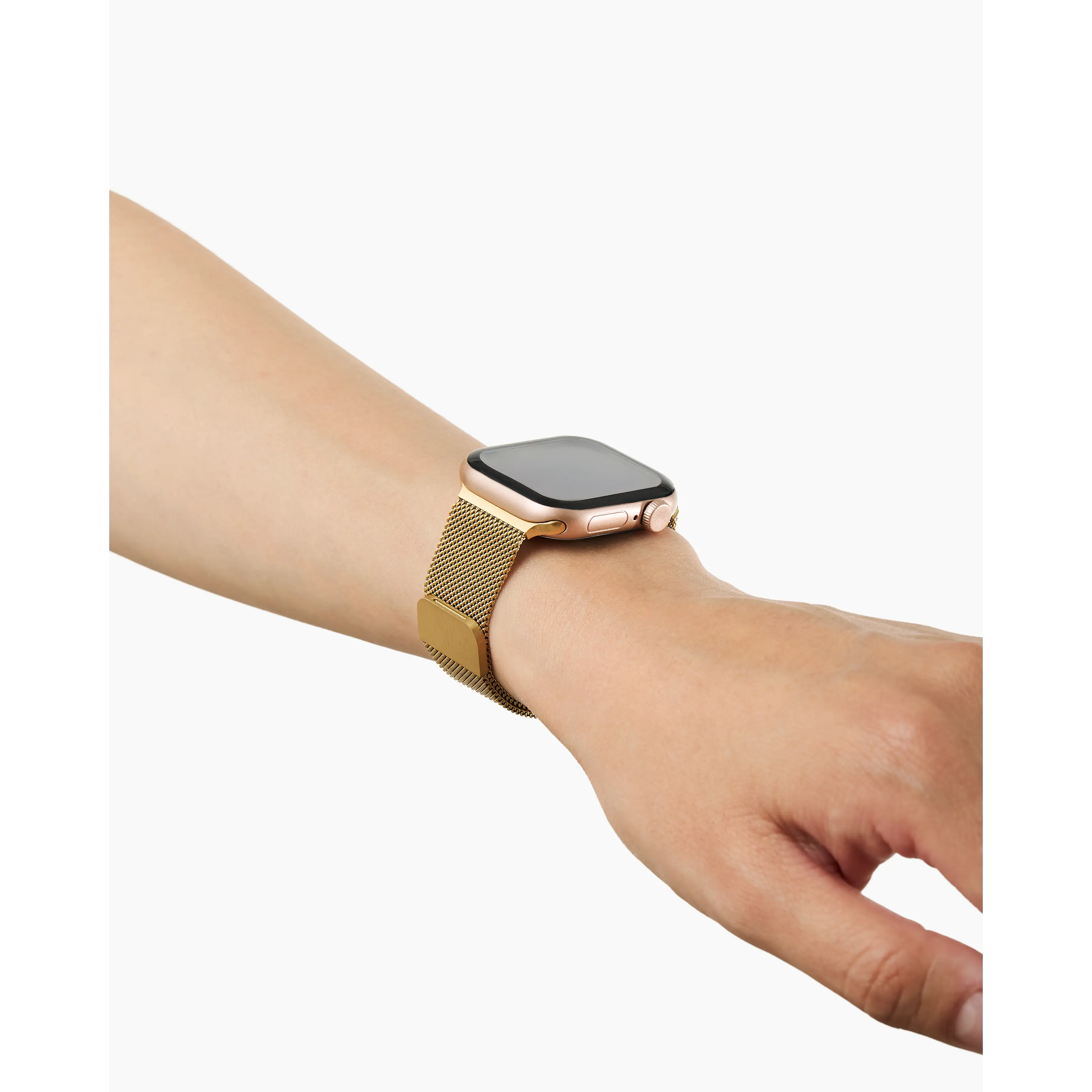 Milanese Mesh Watch Band Apple Watch Series 1-3 42mm Guld
