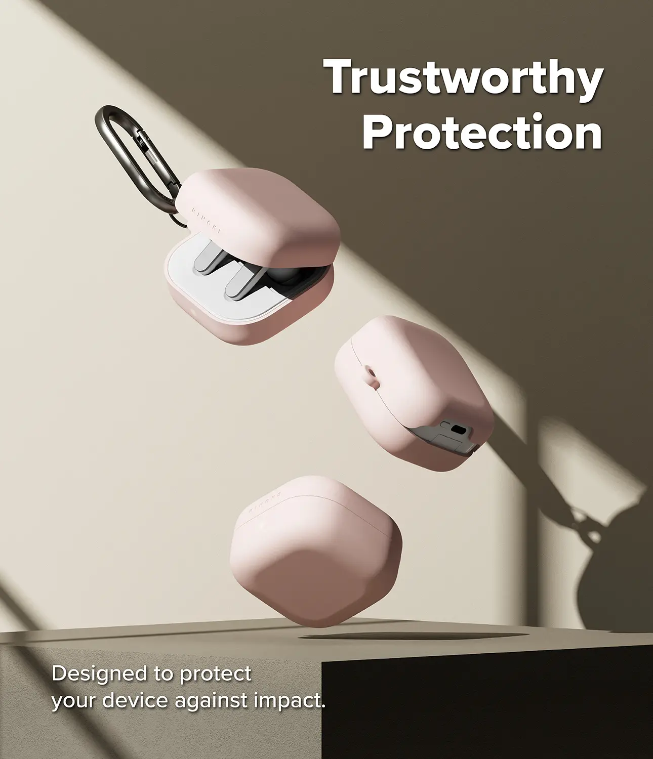 Silicone Skal Samsung Galaxy Buds 4 Pro Pink Sand