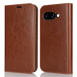 Mobiltaske Ægte Læder Google Pixel 9a Brun