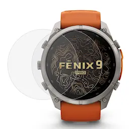 2-Pak hærdet Glas 0.3mm Skærmbeskytter Garmin Fenix 9 Pro 51mm